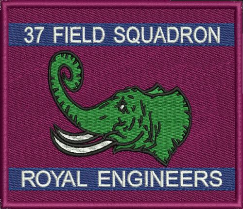 37 Fld Sqn Embroidered Badge